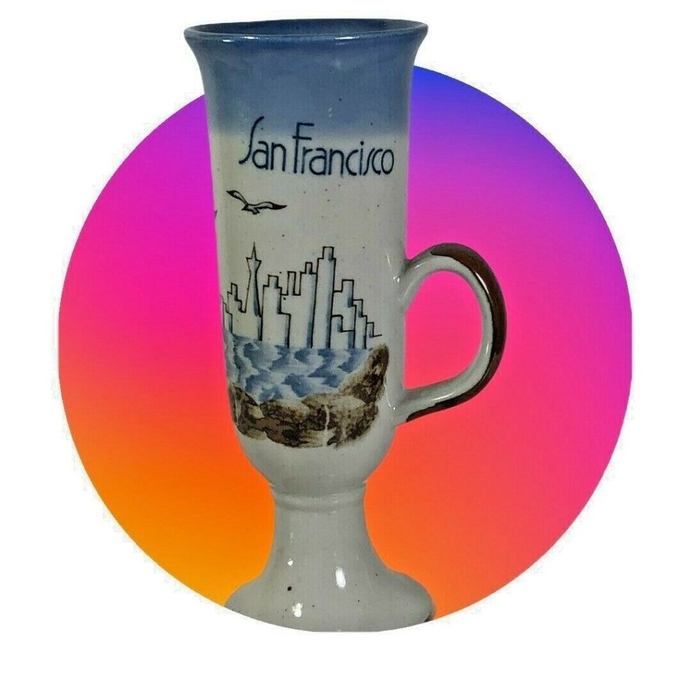 San Francisco Stoneware Irish Cream Coffee Mug Cup